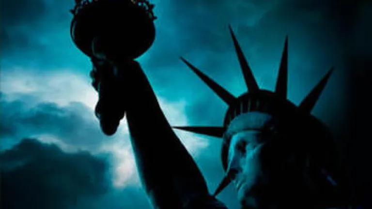 Where Does America Go From Here? Statue of Liberty with dark sky