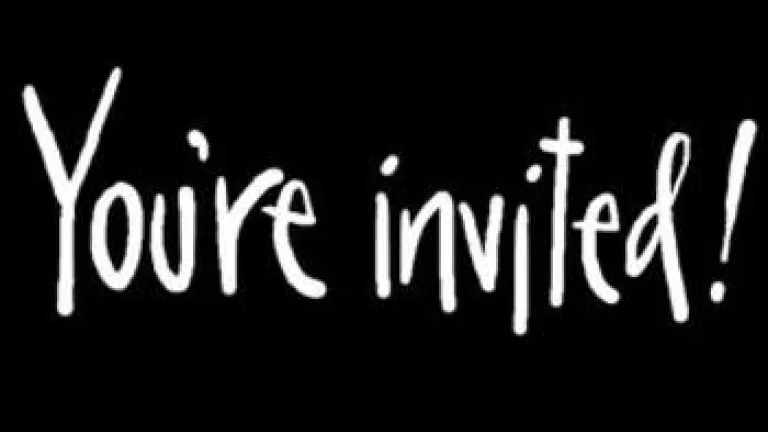 Your Invitation to a Wedding Feast A banner that says You're Invitied