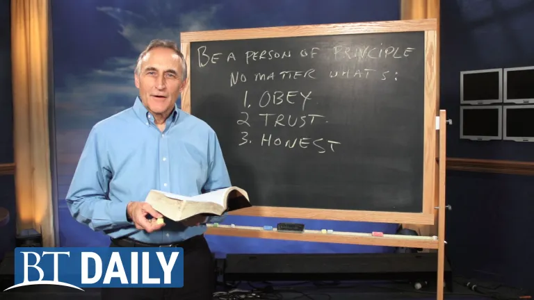 BT Daily -- Be a Person of Principle, Part 4: Commitment