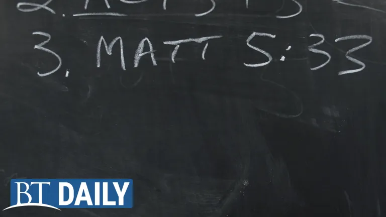 BT Daily -- The 10 Commandments in the New Testament: Part 3