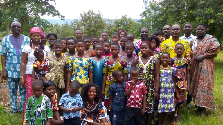 Feast of Tabernacles in Kpalime, Togo, Africa.