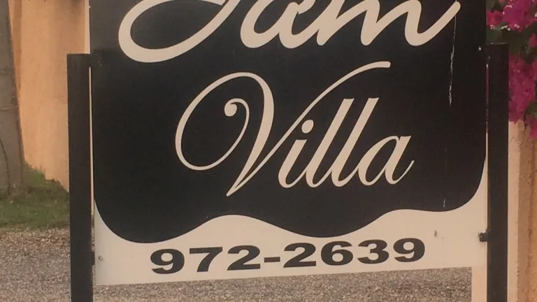 Villa sign