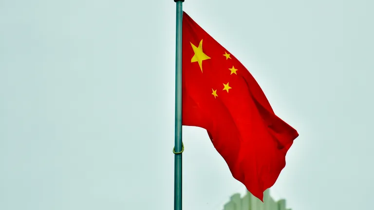 Scripture tells us, Gog and Magog and the vast hordes of the east will make up a 200-million-man army. They fight against the Beast in the Middle East and the great war which ensues results in one-third of humanity being killed. Photo of Chinese flag