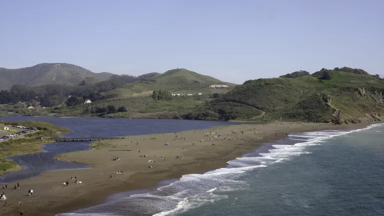 A photo of the Bay Area's Kronkite Beach.