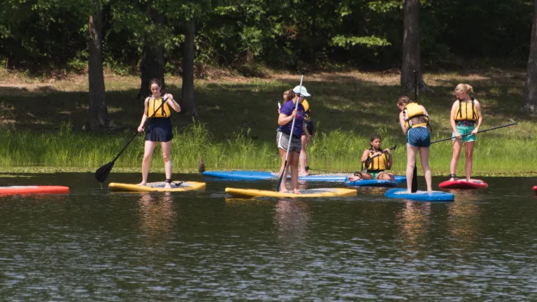 Paddleboarding at Pinecrest
