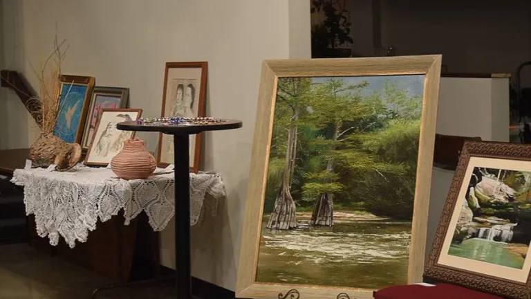 Decoration for the Elegant Wine and Cheese Night in Columbus.