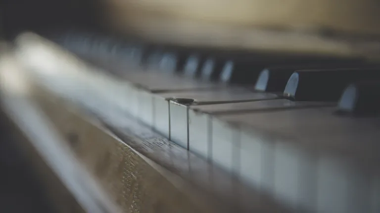 keys on a piano