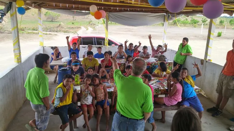 Campers and staff at the first United Youth Camp held in Brazil.