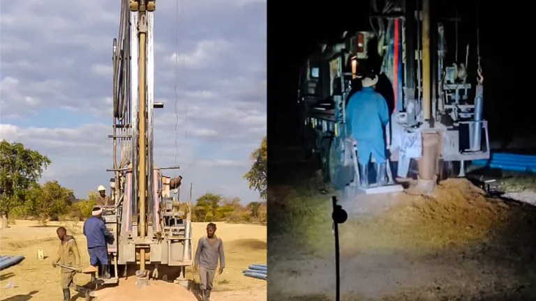 A borehole well in Zimbabwe