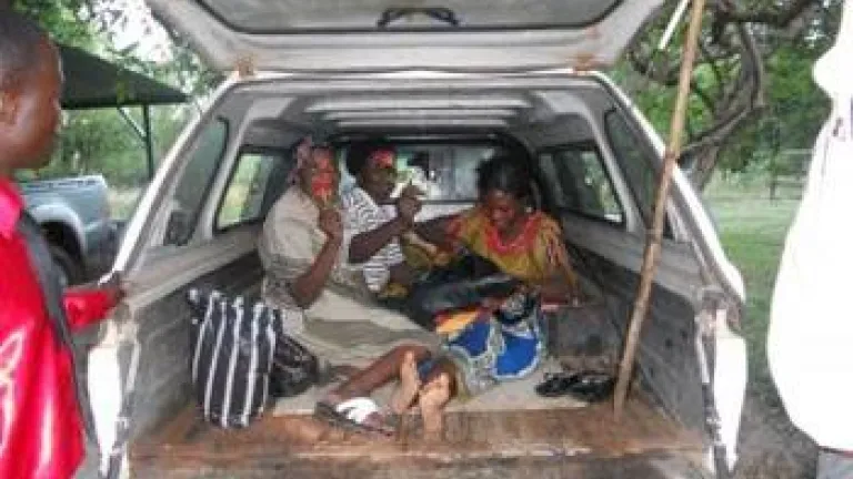 mufulira, zambia brethren traveling to services