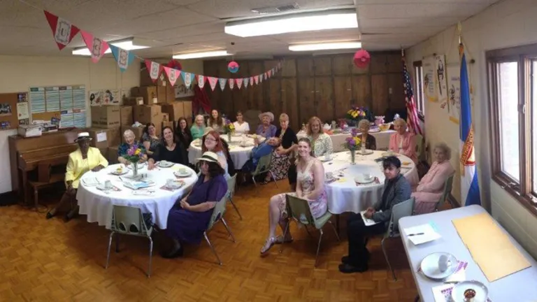 Ladies tea in Greensboro, North Carolina.