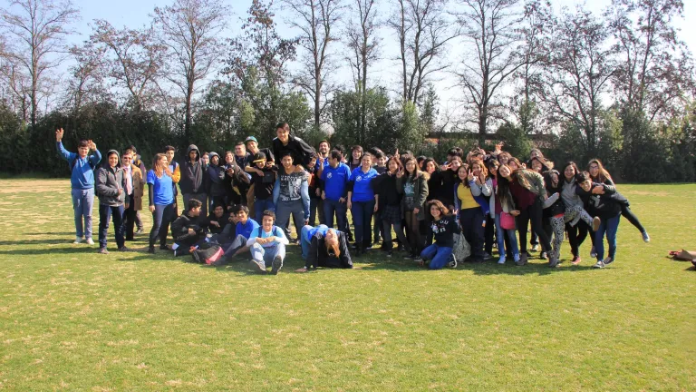 Group who took part in a 2016 Good Works project in Chile.