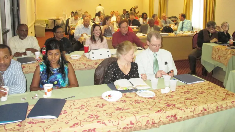 Church members who participated in the Marriage Enrichment Workshop in Maryland.
