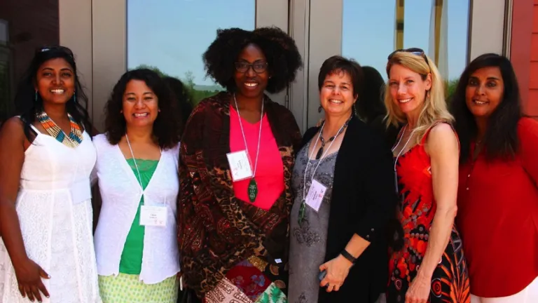 A group of attendees at the Mid-Atlantic Women’s Enrichment Weekend.