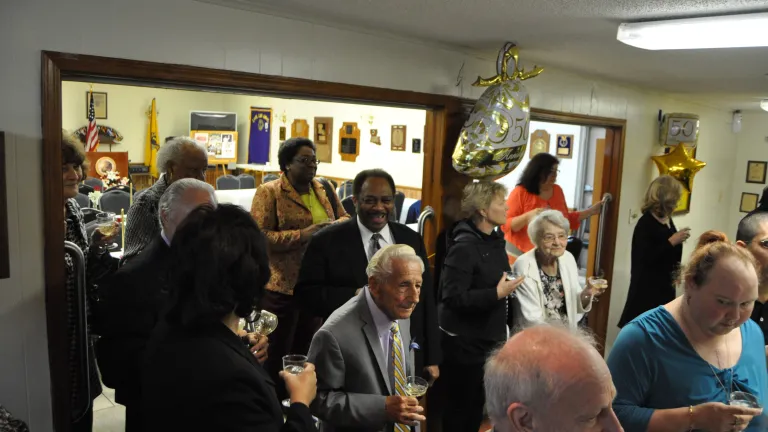 Some of the attendees at the New Orleans golden Anniversary celebration.