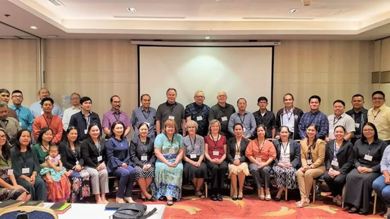 Those in attendance at the ministerial conference in Manila.