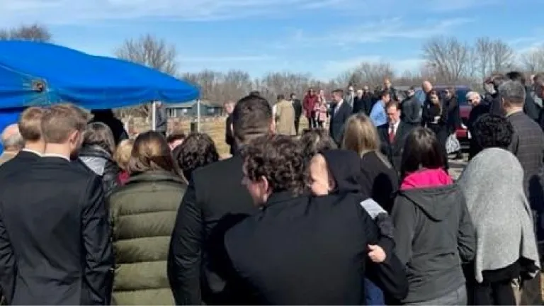 Graveside service for Shawn Cortelyou.