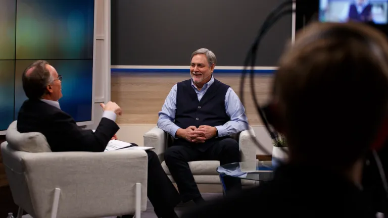 This is a photo of Darris McNeely and Tim Mahoney