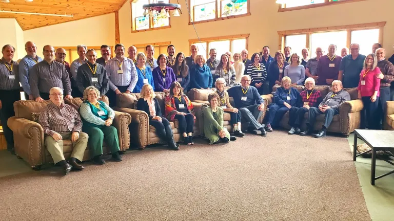 Attendees of the Ministerial Conference in Stewartville, Minnesota.
