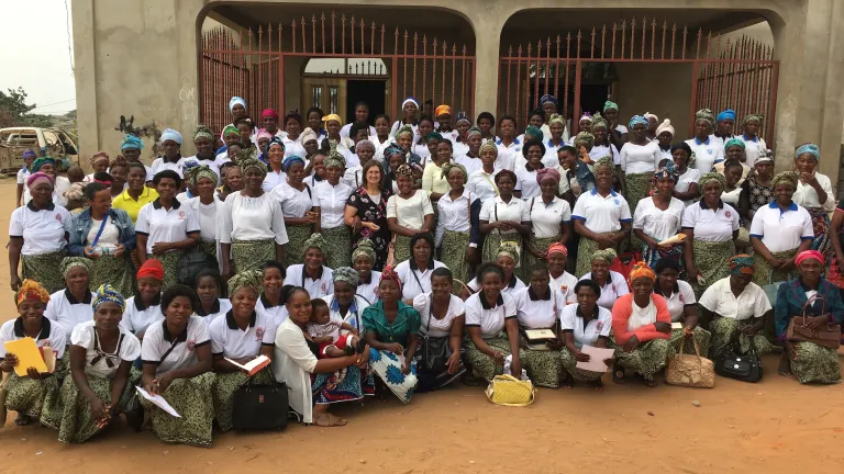 All the ladies in Angola who attended the seminar by Kathy de Campos gave.