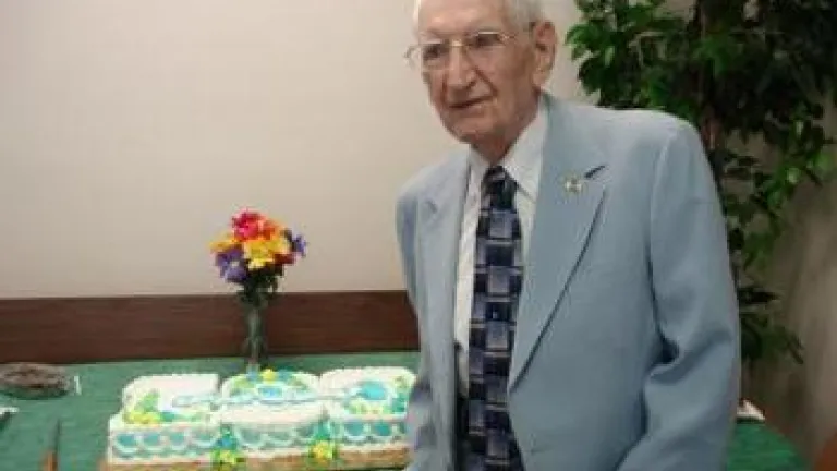 Tampa, Florida, Congregation Honors its "Most Senior" Member