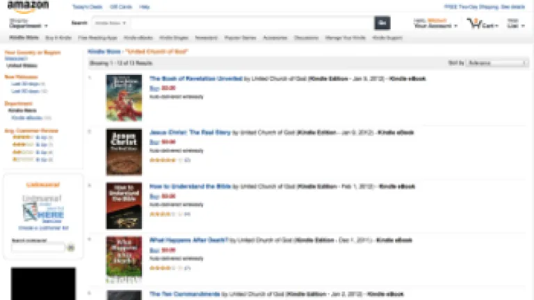 UCG Booklets on  Amazon.com - We Need Your Help