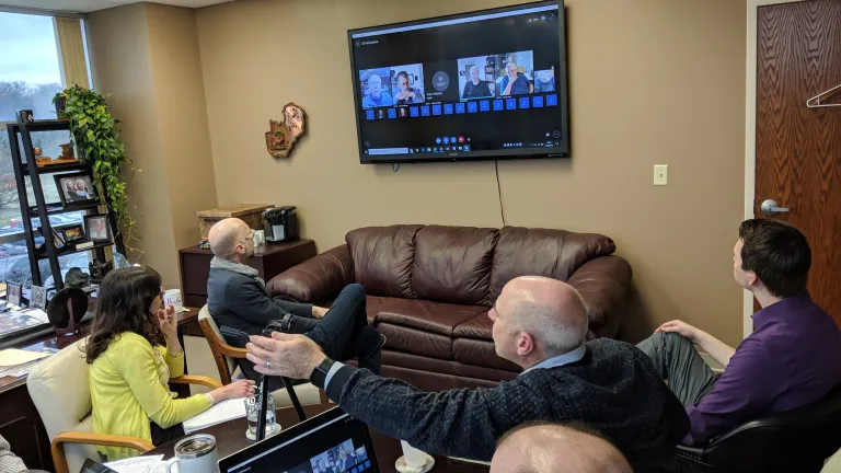 During the annual Feast coordinators conference.