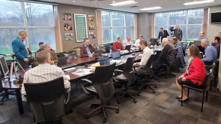 The Council of Elders meetings held at the home office this week.