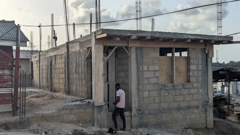 Winneba Hall progress