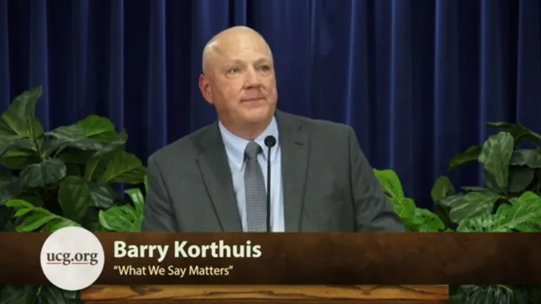 Sermon - What We Say Matters