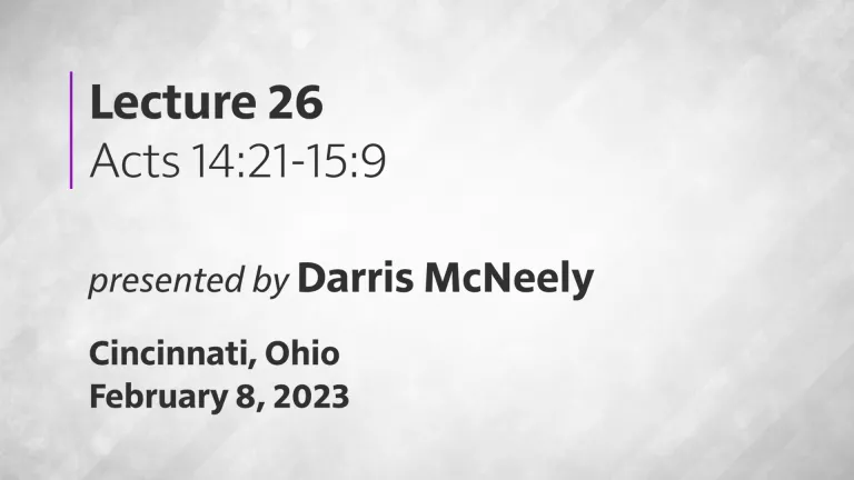 Acts of the Apostles: 26