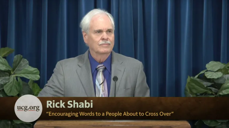 Sermon: Encouraging Words to a People About to Cross Over