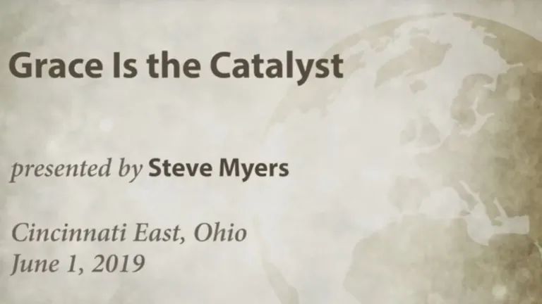 Grace is the Catalyst