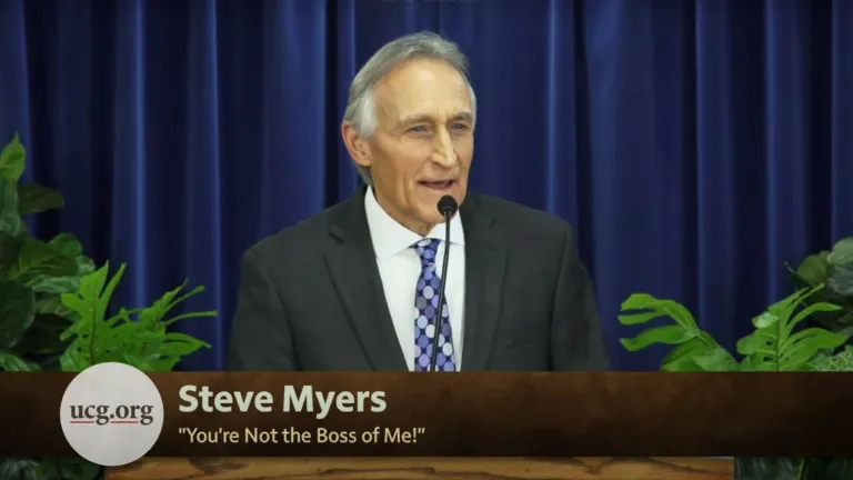 Sermon - You're Not the Boss of Me!