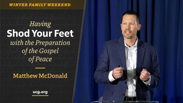Having Shod Your Feet with the Preparation of the Gospel of Peace