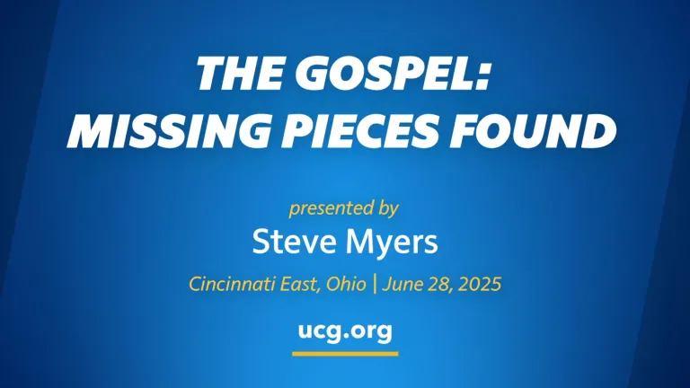 Sermon: The Gospel: Missing Pieces Found
