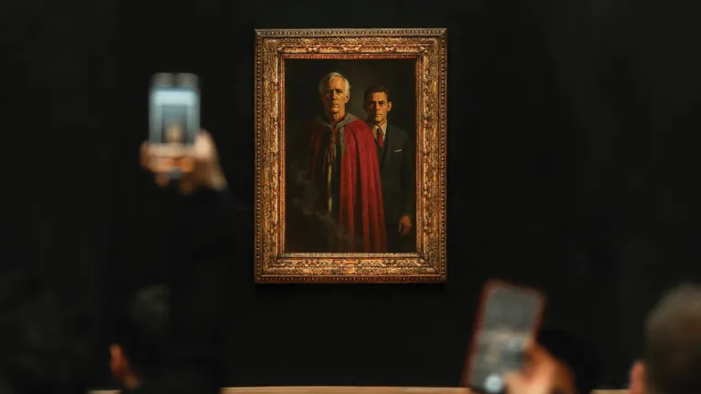 God’s people will have to endure the persecution when it comes on the world. Yet in many ways it already did come on the world—when Rome was first a great power persecuting the early Christian Church. An artist rendition of the two men in a painting that are given power.