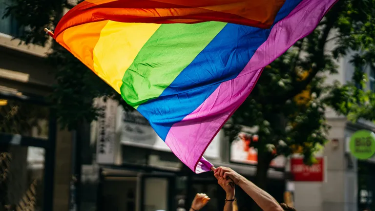 a pride flag