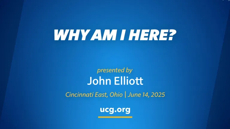 Sermon: Why Am I Here?