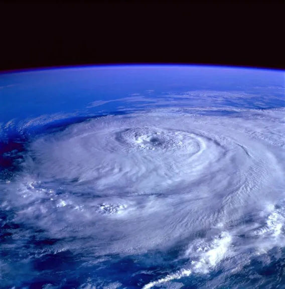Hurricane Dorian from space