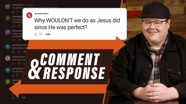 Lent comment and response video thumbnail