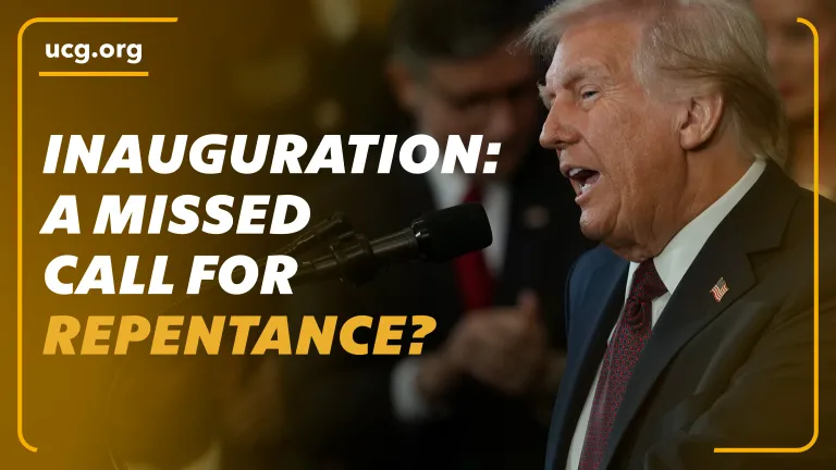 Biblical Worldview: Inauguration - A Missed Call for Repentance?