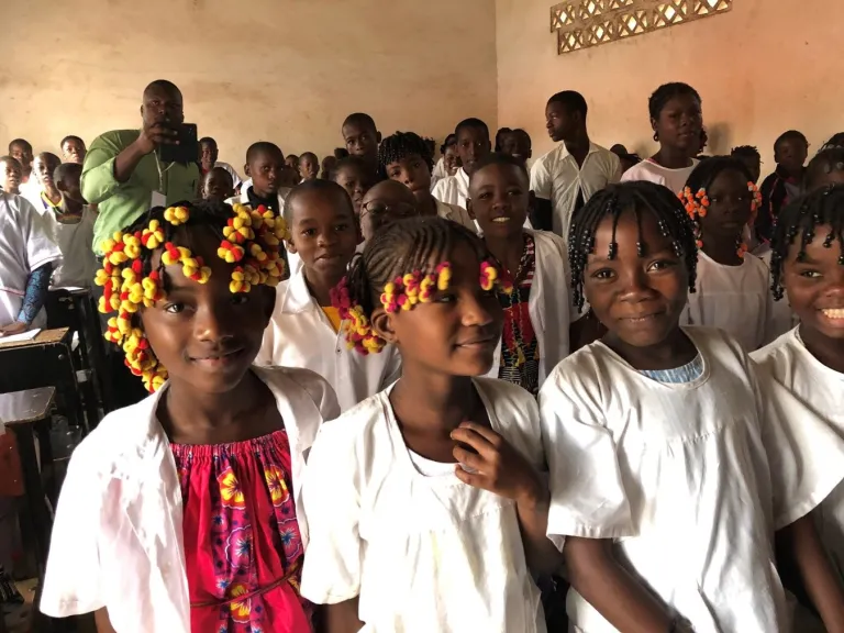 students in angola