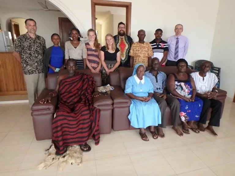 Group photo of Ghanaian brethren