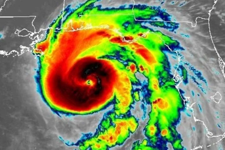 satellite image of Hurricane Michael