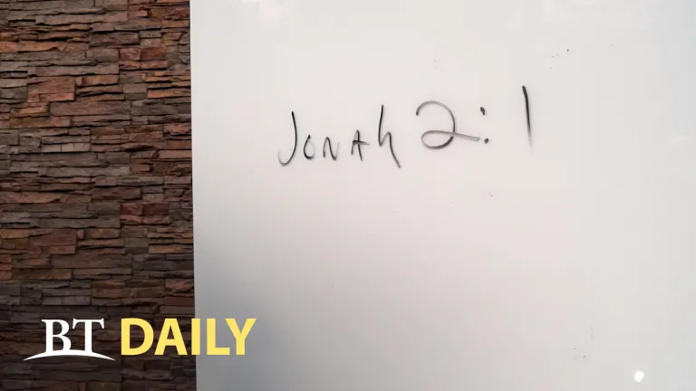 BT Daily: A Lesson from Jonah