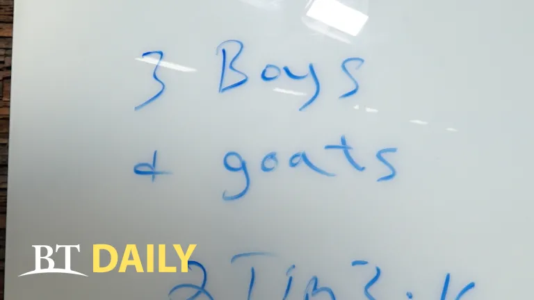 BT Daily: Three Boys and Some Goats