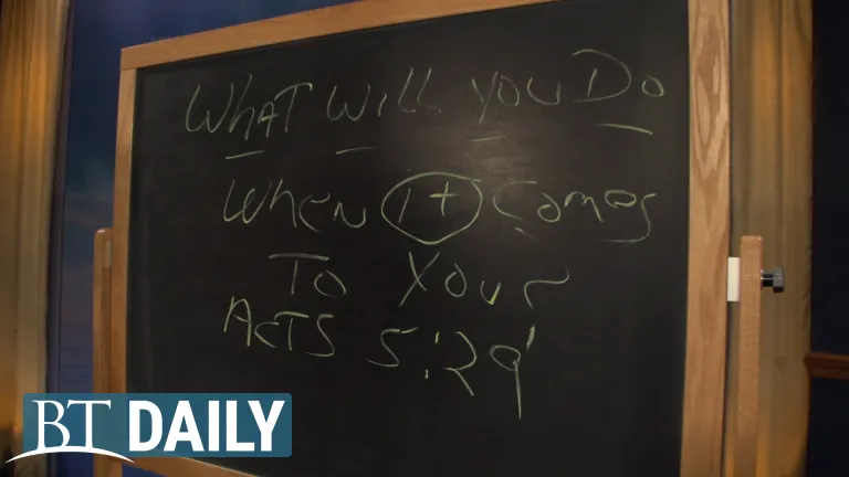 BT Daily -- What Will You Do When It Comes To You?