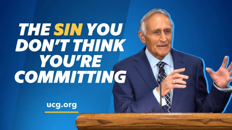 Sermon: The Sin You Don't Think You're Committing