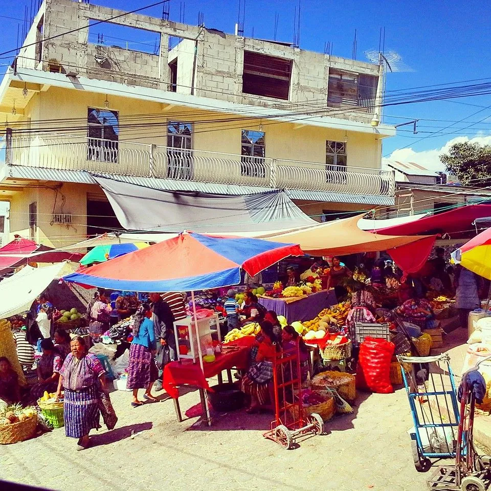 Crowded Streets in Guatemala